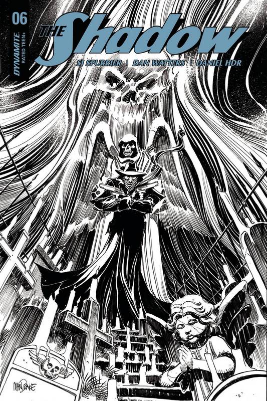 SHADOW #6 CVR F 1:30 COPY MANDRAKE B&W VARIANT