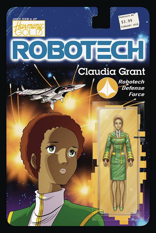 ROBOTECH #6 CVR B ACTION FIGURE VARIANT