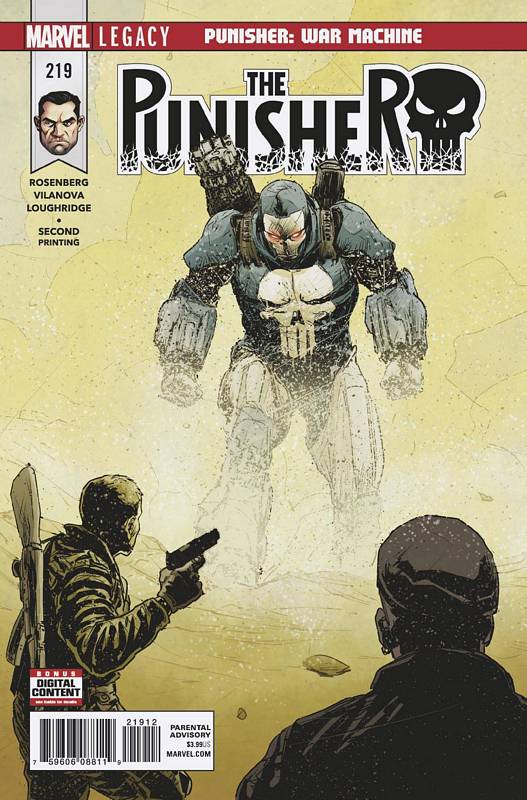 PUNISHER #219 2ND PTG VILANOVA VARIANT LEG