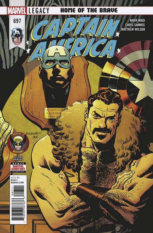 CAPTAIN AMERICA #697 2ND PTG SAMNEE VARIANT LEG WW