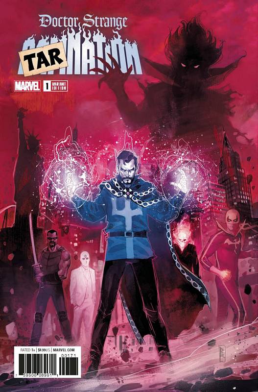 DOCTOR STRANGE DAMNATION #1 (OF 4) TARNATION VARIANT LEG