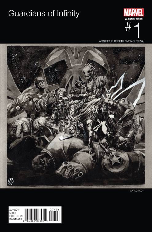 GUARDIANS OF INFINITY #1 RUDY HIP HOP VARIANT