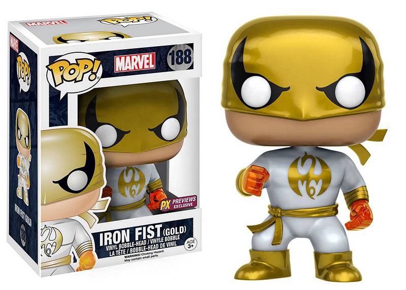 FCBD 2017 POP MARVEL IRON FIST PX VINYL FIGURE WHITE COSTUME VERISON