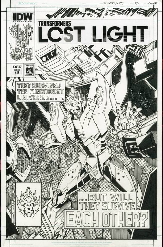 TRANSFORMERS LOST LIGHT #13 CVR C ARTIST ED MILNE