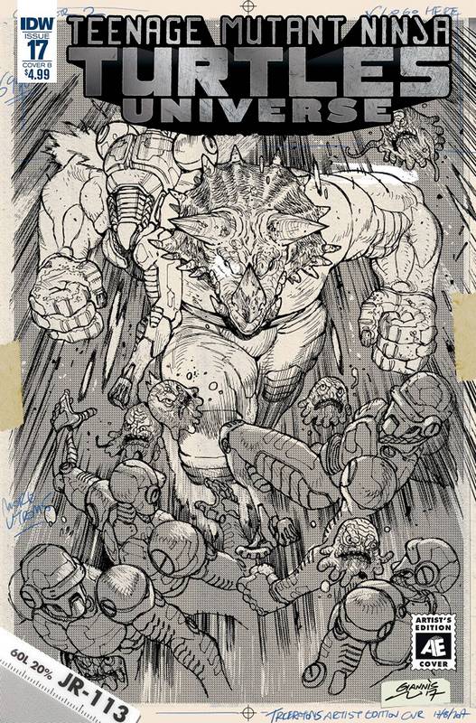 TMNT UNIVERSE #17 CVR B ARTIST ED MILONOGIANNIS