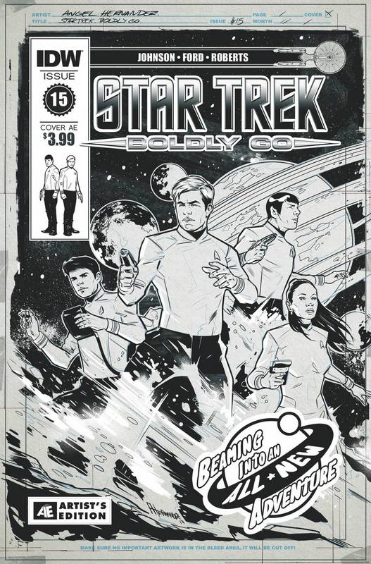 STAR TREK BOLDLY GO #15 CVR B ARTIST ED HERNANDEZ