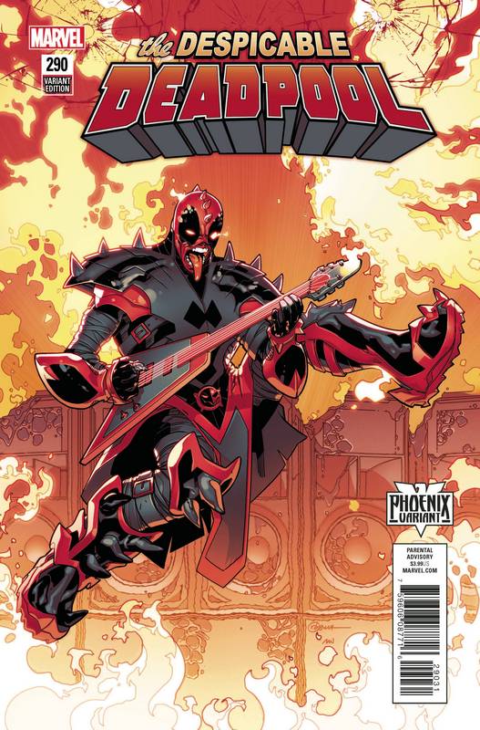 DESPICABLE DEADPOOL #290 SILVA PHOENIX VARIANT LEG