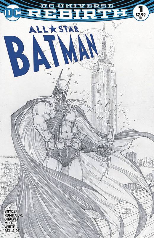 ALL STAR BATMAN #1 ASPEN B&W VARIANT SET