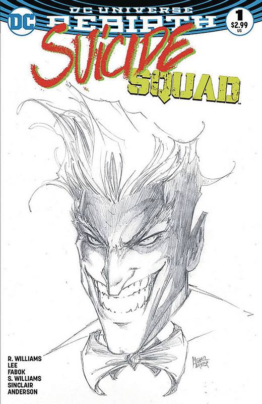 SUICIDE SQUAD #1 ASPEN B&W VARIANT SET