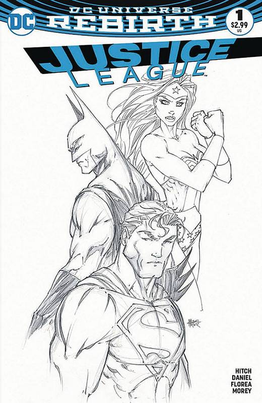 JUSTICE LEAGUE #1 ASPEN B&W VARIANT SET