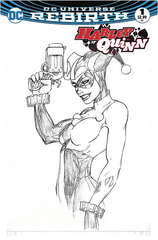 HARLEY QUINN #1 ASPEN B&W VARIANT SET