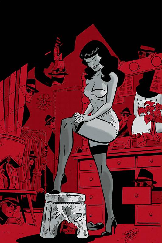 BETTIE PAGE #6 CVR F 1:30 COPY CHANTLER VIRGIN VARIANT