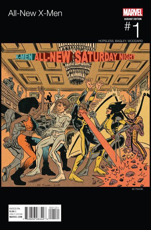 ALL NEW X-MEN #1 PISKOR HIP HOP VARIANT