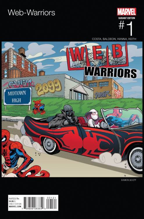 WEB WARRIORS #1 SCOTT HIP HOP VARIANT