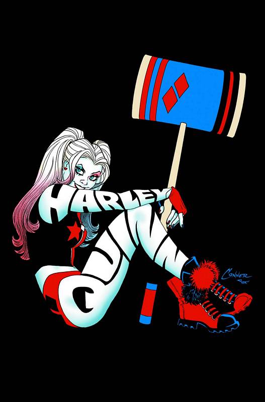 HARLEY QUINN HARDCOVER 06 BLACK WHITE & RED ALL OVER