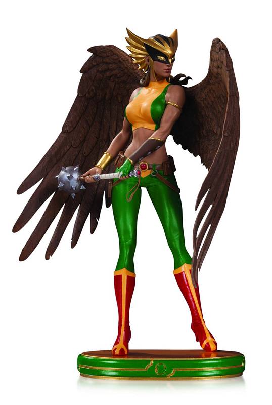 DC COVER GIRLS HAWKGIRL STATUE