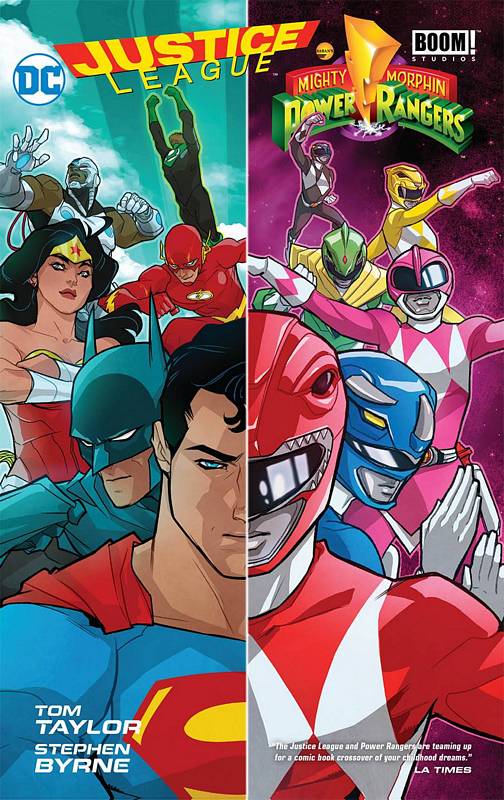 JUSTICE LEAGUE POWER RANGERS HARDCOVER