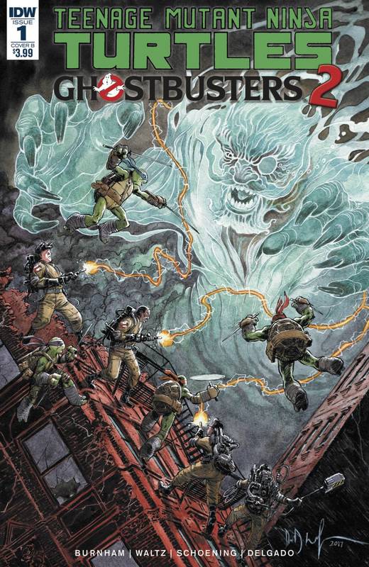 TMNT GHOSTBUSTERS II #1 CVR B WACHTER