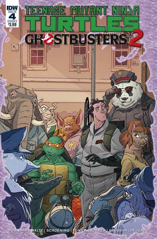 TMNT GHOSTBUSTERS II #4 CVR A SCHOENING