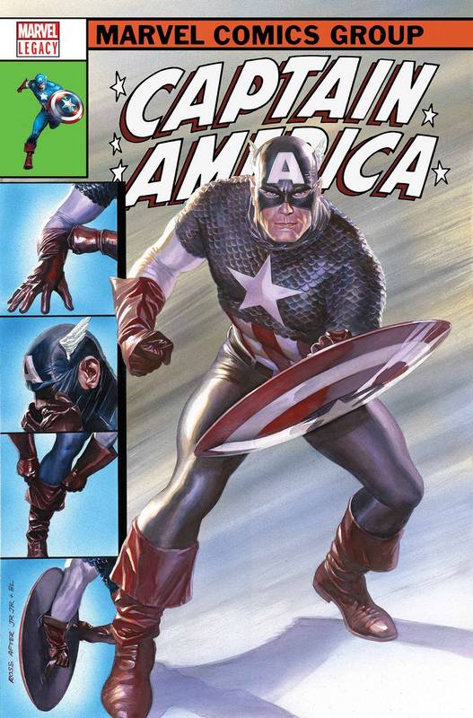 CAPTAIN AMERICA #695 ALEX ROSS LH LENTICULAR VARIANT LEG