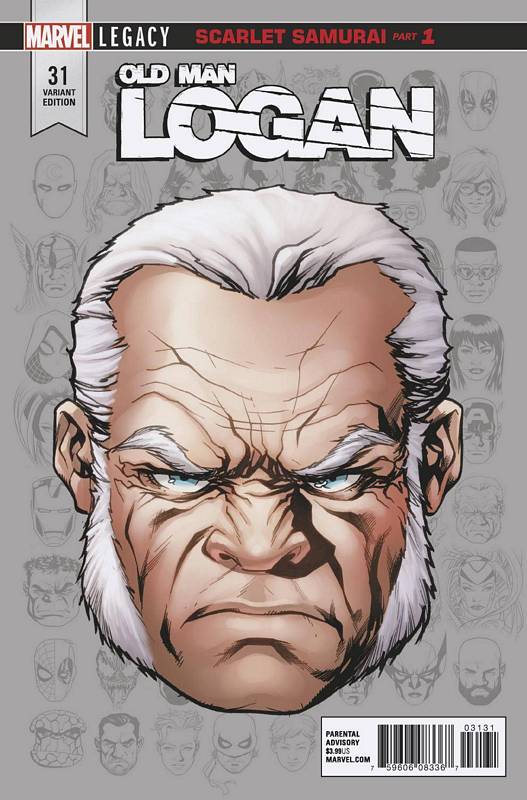 OLD MAN LOGAN #31 1:10 MCKONE LEGACY HEADSHOT VARIANT LEG