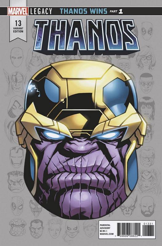 THANOS #13 1:10 MCKONE LEGACY HEADSHOT VARIANT LEG