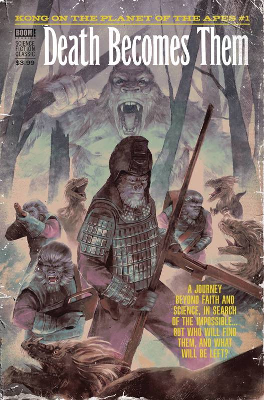 KONG ON PLANET OF APES #1 SUBSCRIPTION CONNECTING WOODY VARIANT