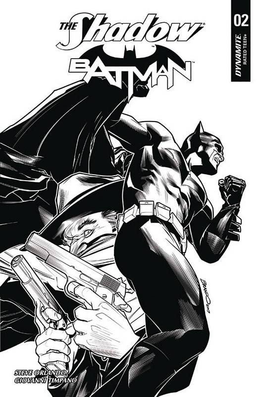 SHADOW BATMAN #2 (OF 6) CVR I 1:40 COPY PETERSON B&W VARIANT