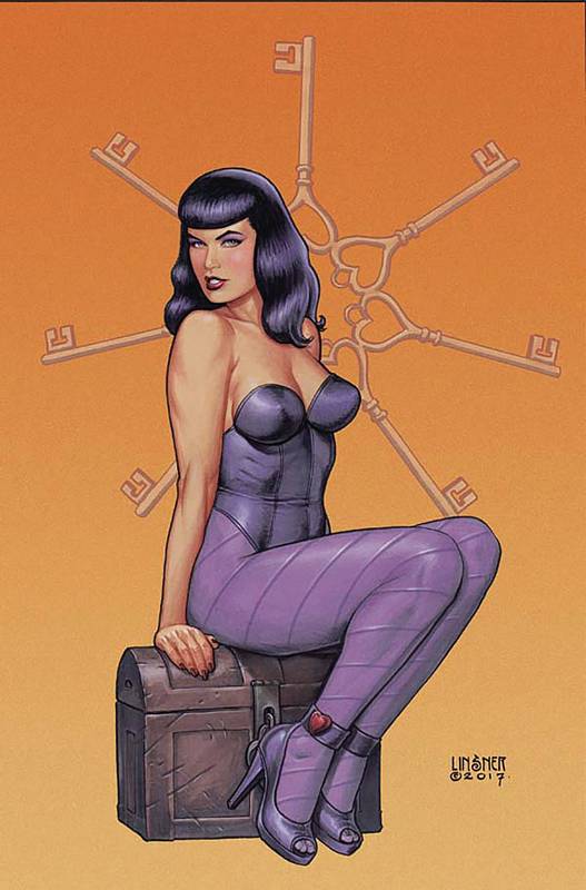 BETTIE PAGE #5 CVR E 20 COPY LINSNER VIRGIN VARIANT