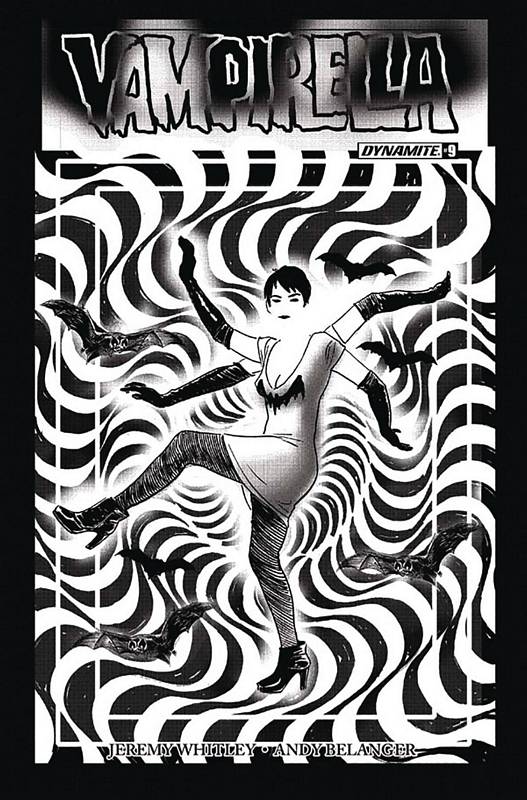 VAMPIRELLA #9 CVR G 1:30 COPY BROXTON B&W VARIANT