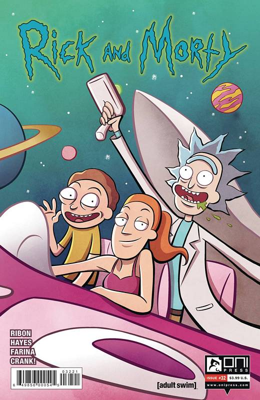 RICK & MORTY #32 INCV VARIANT BLAS