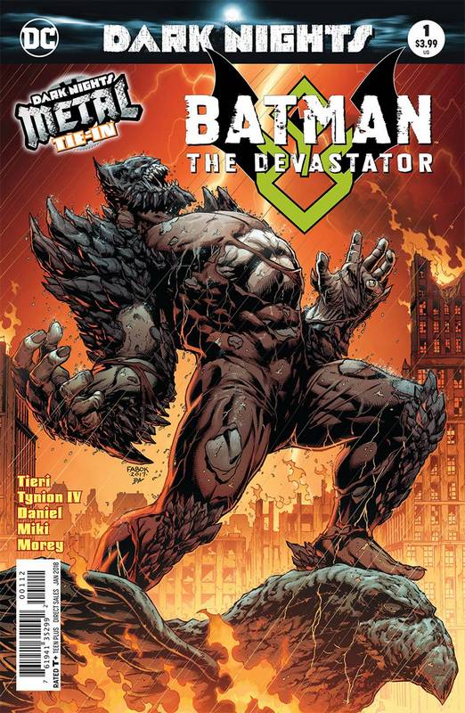 BATMAN THE DEVASTATOR #1 METAL 2ND PTG