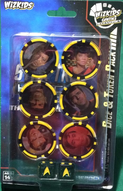 STAR TREK HEORCLIX: AWAY TEAM ORIGINAL SERIES DICE AND TOKEN PCK