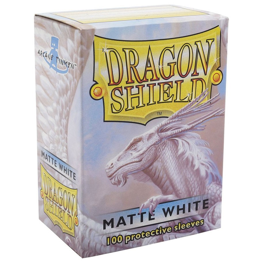 DRAGON SHIELDS WHITE MATTE 100