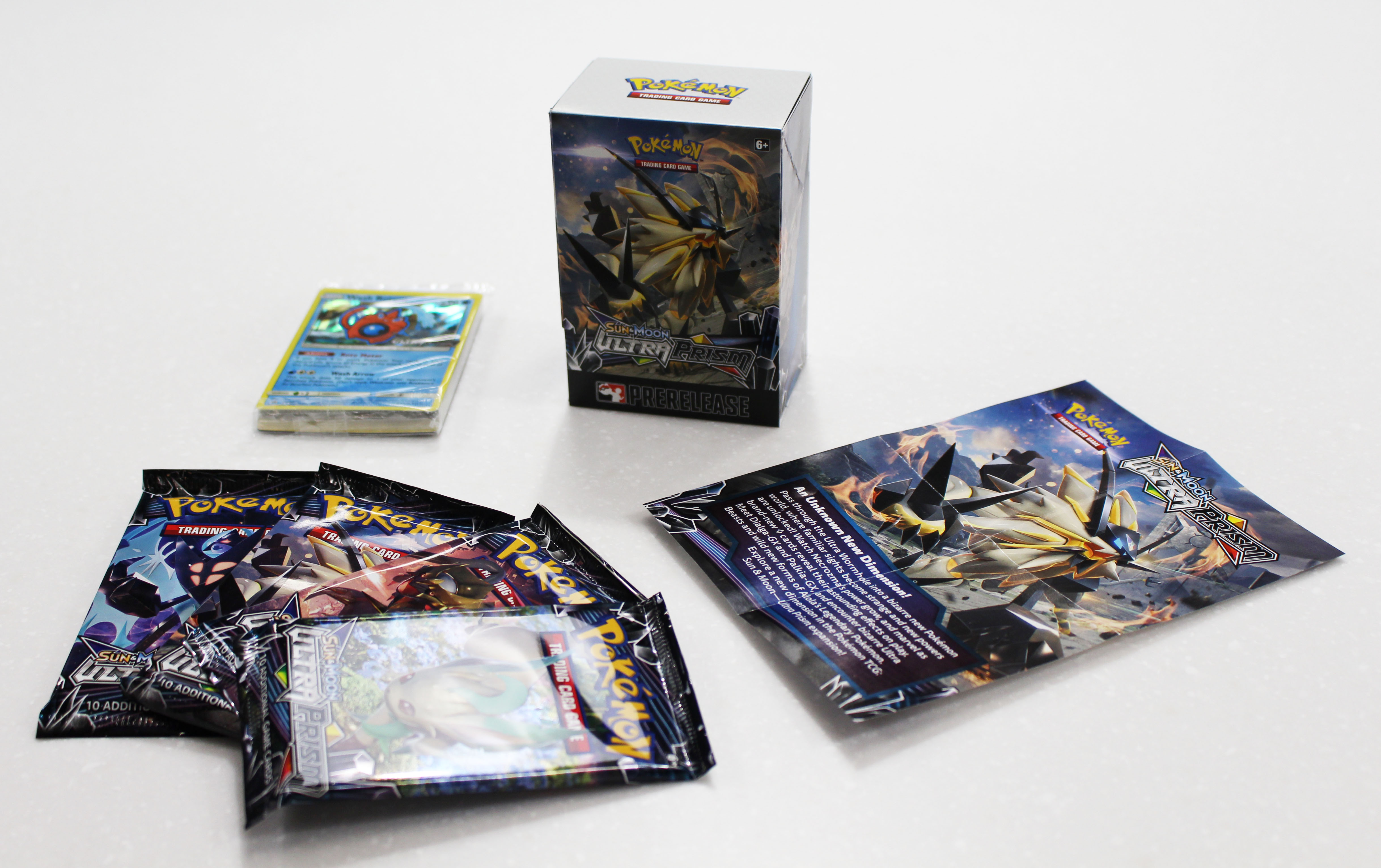 POKEMON ULTRA PRISM PRERELEASE PACK (sell as a whole)