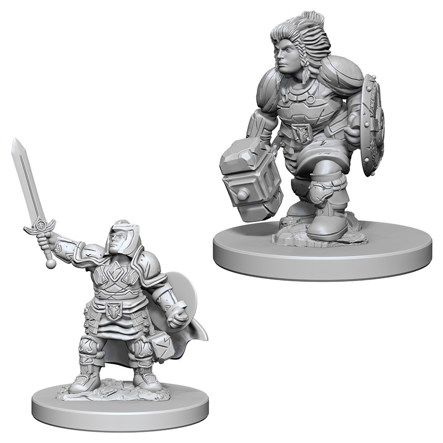 D&D NOLZUR'S MARVELOUS MINITURES DWARF PALIDIN