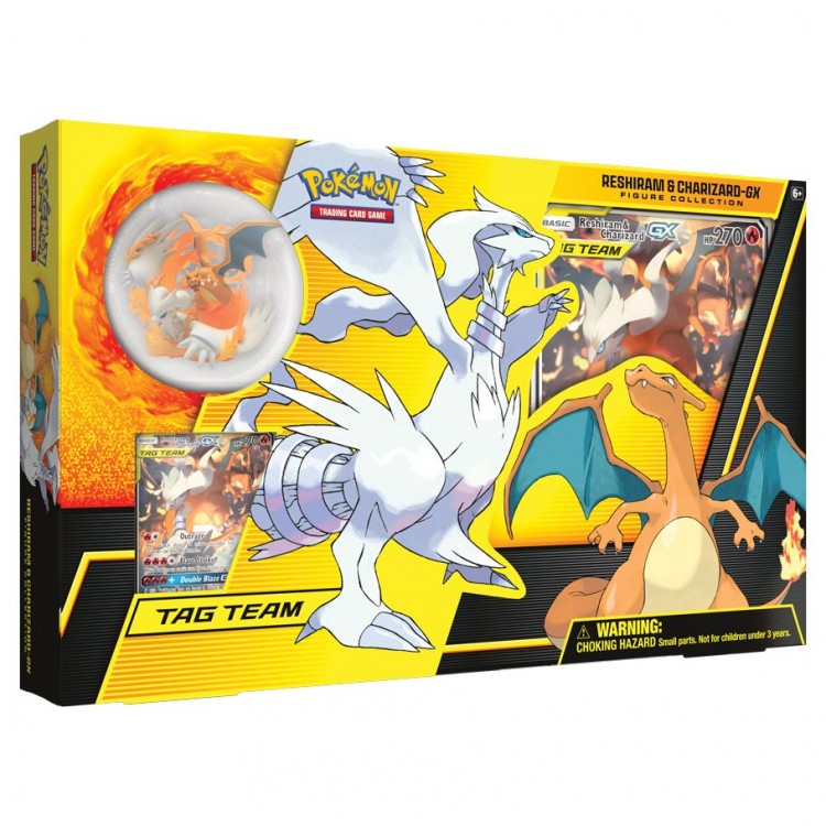 Reshiram Charizard GX Tag Team Figure Collection