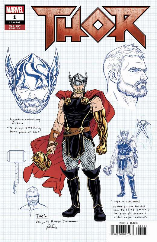 THOR #1 DAUTERMAN 1:10 DESIGN VARIANT