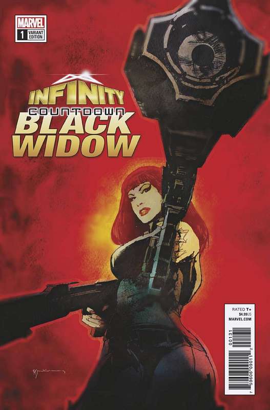 INFINITY COUNTDOWN BLACK WIDOW #1 DEODATO VARIANT