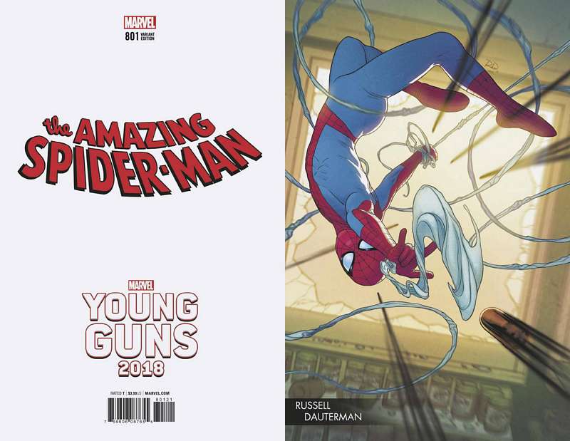 AMAZING SPIDER-MAN #801 DAUTERMAN YOUNG GUNS VARIANT