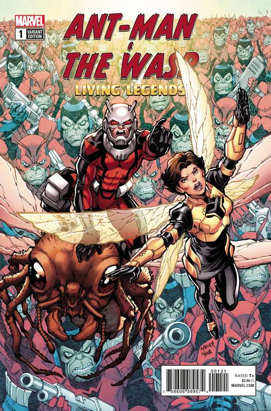 ANT-MAN AND WASP LIVING LEGENDS #1 NAUCK VARIANT