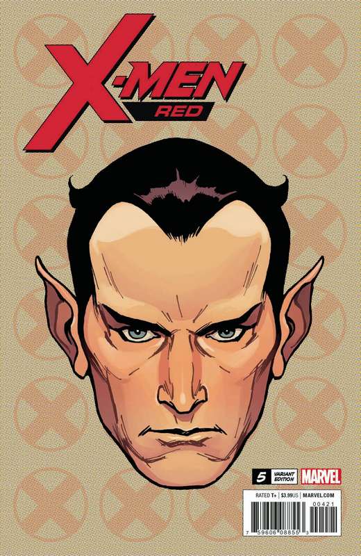 X-MEN RED #5 1:10 CHAREST HEADSHOT VARIANT