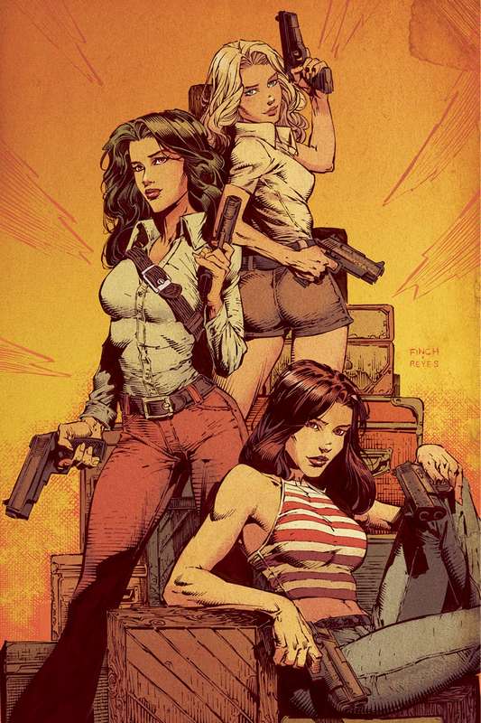 CHARLIES ANGELS #1 CVR D 1:10 COPY FINCH VIRGIN VARIANT