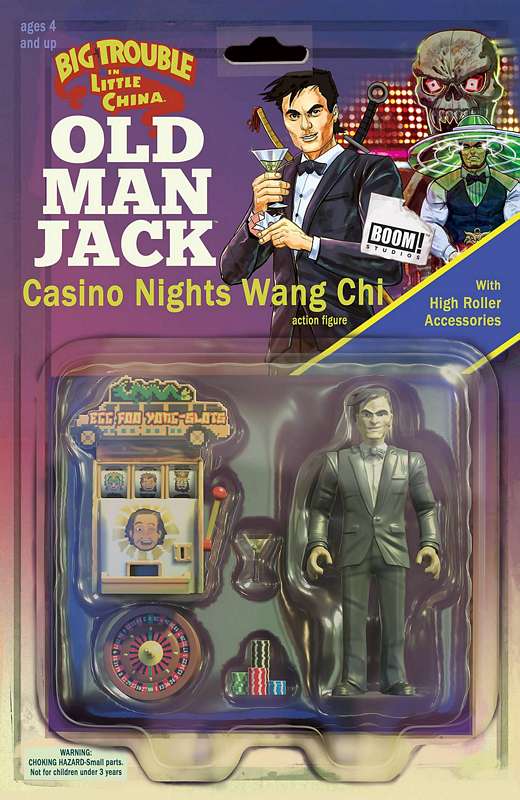 BIG TROUBLE IN LITTLE CHINA OLD MAN JACK #10 SUBSCRIPTION ACTION FIG VARIANT