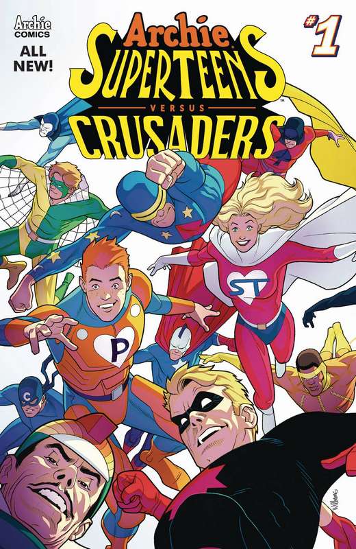 ARCHIES SUPERTEENS VS CRUSADERS #1 CVR A CONNECTING CVR 1