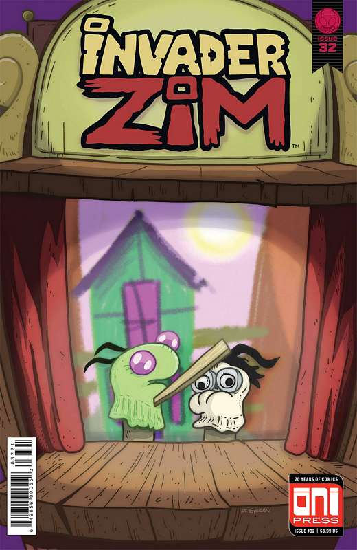 INVADER ZIM #32 CVR B GREEN VARIANT