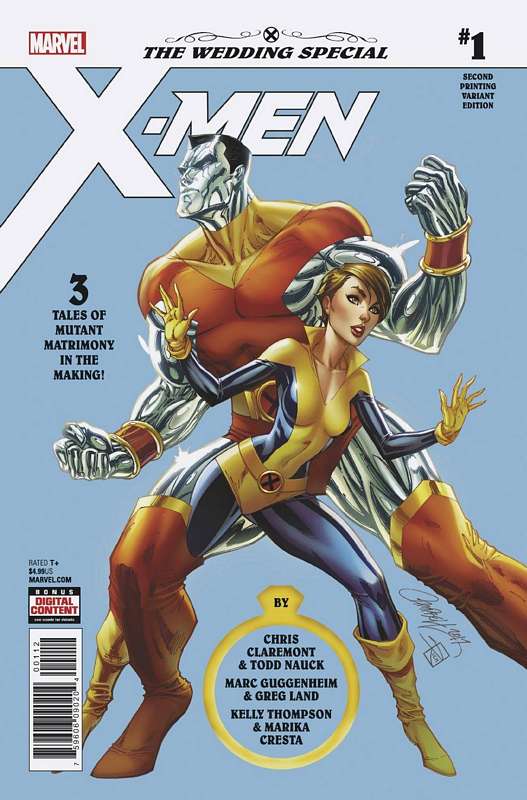 X-MEN WEDDING SPECIAL #1 2ND PTG JS CAMPBELL VARIANT