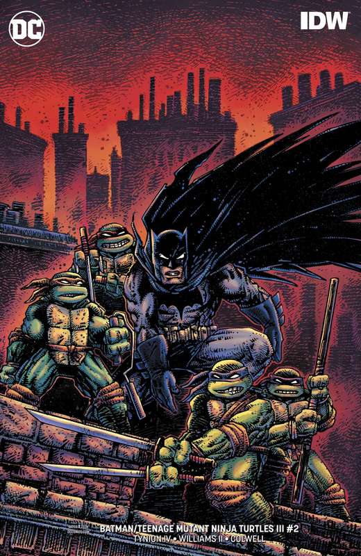 BATMAN TEENAGE MUTANT NINJA TURTLES III #2 (OF 6) VARIANT ED