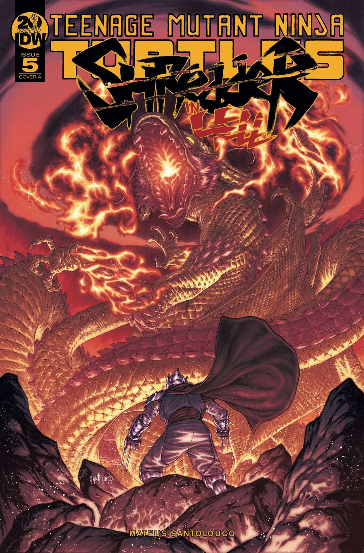 TMNT SHREDDER IN HELL #5 CVR A SANTOLOUCO