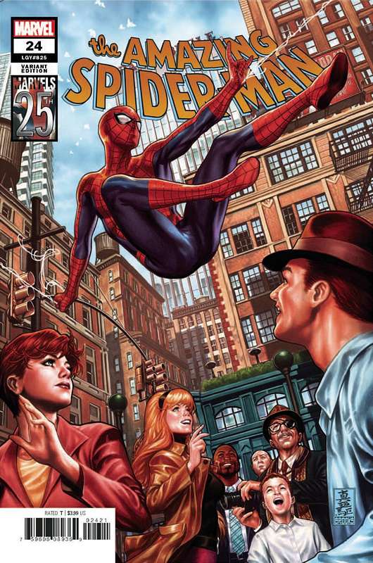 AMAZING SPIDER-MAN #24 BROOKS MARVELS 25TH TRIBUTE VARIANT